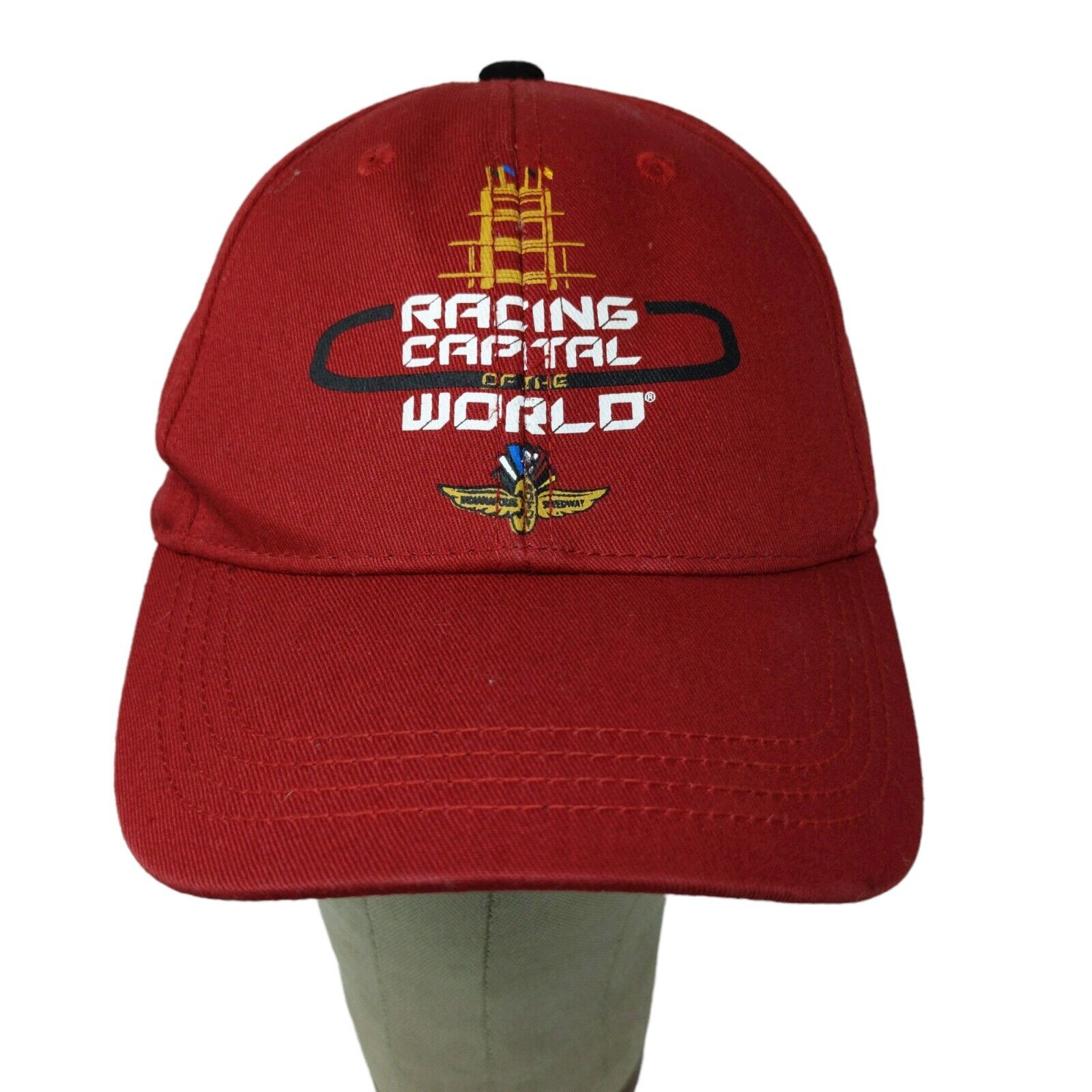 Indy 500 Indianapolis Racing Capital Of The World Hat Youth Red